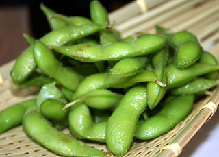 Non-GMO soybeans, edamame