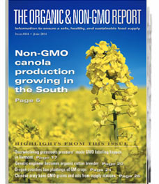 Subscribe to The Organic & Non-GMO Report Magazine